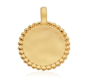 Gold Deia Beaded Pendant Charm - recommended by Huda Jaafar