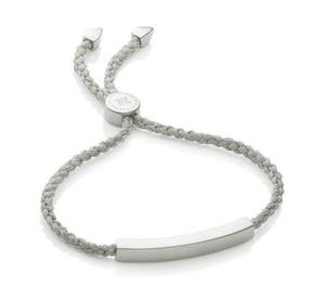 Linear Friendship Bracelet, Sterling Silver - recommended by Lucy  Wiltsher