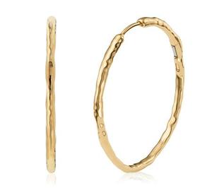 Gold Siren Muse Large Hoop Earrings - recommended by Natali 