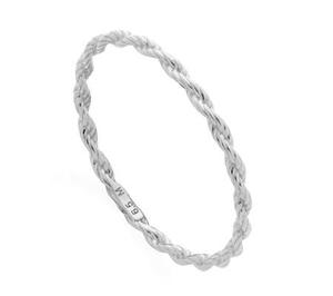 Sterling Silver Corda Skinny Ring - recommended by Ellie May (Petite Elliee)