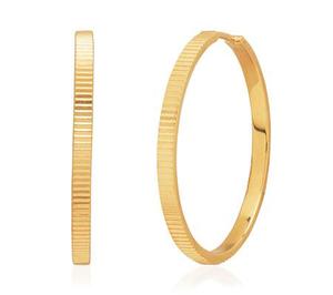 Gold Disco Large Hoop Earrings - recommended by Busbee Style