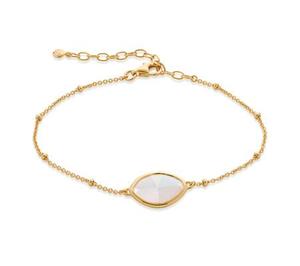Gold Petal Bracelet Moonstone - recommended by Amie Rogers (Chase Amie)