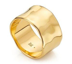 Gold Siren Muse Wide Ring - recommended by Thereza Reboucas