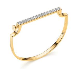 Gold Signature Thin Diamond Bangle Diamond - recommended by Kate Hutchins