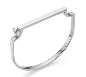 Sterling Silver Signature Thin Bangle - recommended by Lucy  Wiltsher