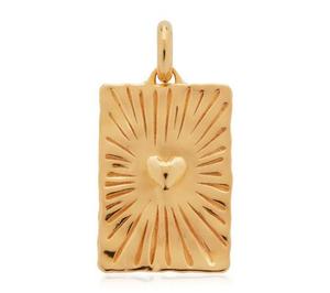 Gold Talisman Heart Pendant - recommended by Lou Archell