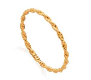 Gold Corda Skinny Ring - recommended by StyledDaily