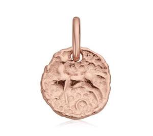 Rose Gold Siren Small Coin Pendant Charm - recommended by Lou Archell