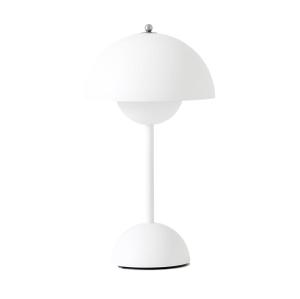 Flowerpot portable bordslampa VP9 Matt white - recommended by Therese