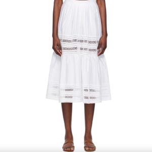 SAKS POTTS White Margot Skirt - recommended by Débora  Rosa