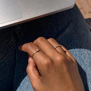 Diamond Marquise Stacking Ring - recommended by Thessely Juliet