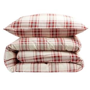 Christy Thurloe Check Single Duvet Set Claret-single Duvet Set-claret - recommended by Hannah Teitink