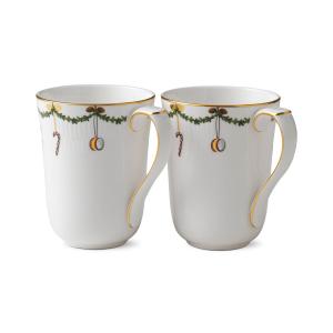 Star Fluted Christmas mugg 2-pack 33 cl - recommended by Frida Kummerfeldt