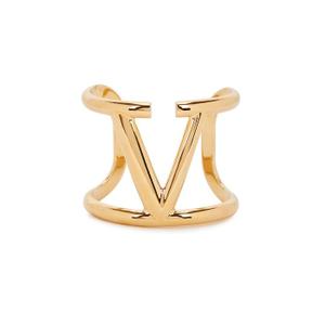 Valentino Valentino Garavani VLogo Gold-tone Cuff - recommended by Thereza Reboucas