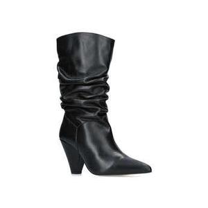 Carvela Scrunch - Black Mid Heel Calf Boots - recommended by Caro B