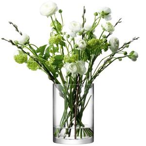 LSA International Column Vase-candleholder H24 X D17cm Clear - recommended by Isabel Chai 