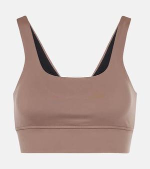 UK link: Varley cori sports bra in colour deep taupe - recommended by Trish ONeill