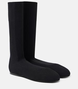 black sock boots - recommended by Claire Rose