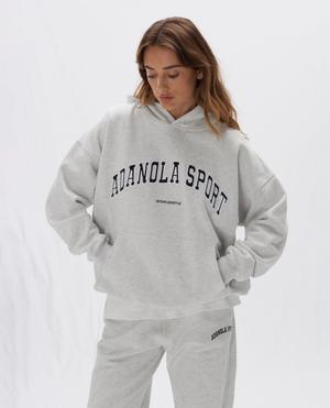 AS Oversized Hoodie - Light Grey Melange - XS - recommended by Em Sheldon
