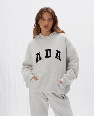ADA Oversized Hoodie - Light Grey Melange - XS - recommended by Emily Canham