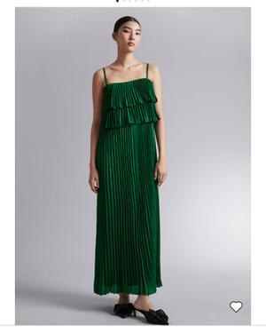 Robe longue plissée à bretelles - recommended by Lilylovesfashion 