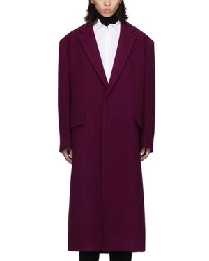 【送料&関税込】Jil Sander Coat In Rose-pink Wool Pink Wool Coat by Jil Sander on Sale