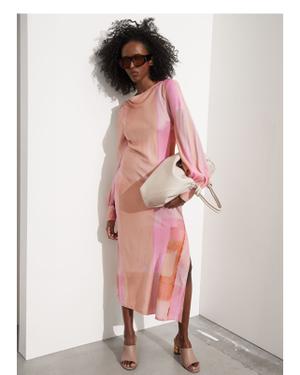 Robe midi à manches volumineuses - recommended by Lilylovesfashion 