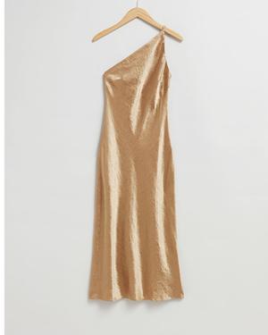 Robe midi asymétrique en satin - recommended by Lilylovesfashion 