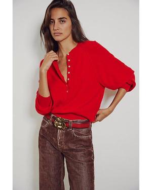 Porta Cashmere Henley - recommended by The Flâneuse