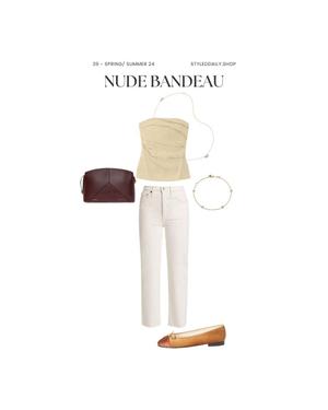 NUDE BANDEAU - by StyledDaily