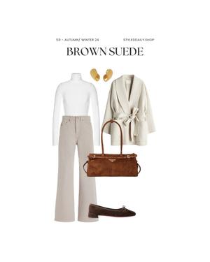 BROWN SUEDE  - by StyledDaily