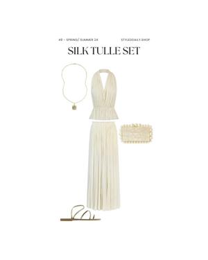 SILK TULLE SET - by StyledDaily