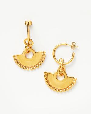 Zenyu Chandelier Hoop Earrings 18ct Gold Plated - recommended by Lucy  Wiltsher