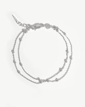 Double Chain Bracelet Sterling Silver - recommended by StyledDaily