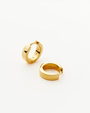 Chubby Huggies | 18ct Gold Plated Vermeil - recommended by StyledDaily