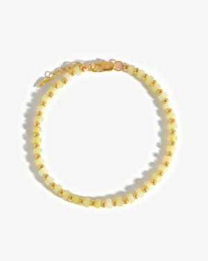 Beaded Bracelet | 18ct Gold Plated/Yellow gold/yellow - recommended by Annie Jaffrey