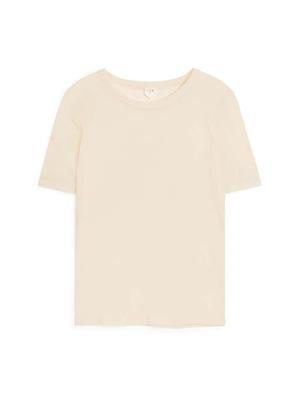 Silk tee - recommended by Caroline Blomst