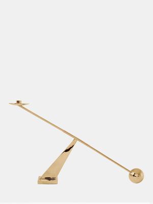 Interconnect Candle Holder - Polished Brass - recommended by Frida Kummerfeldt