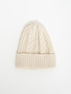 Chamond Cable Knit Beanie - recommended by Danielle Cafiero
