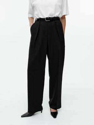 Wool Blend Twill Trousers - recommended by Linda Melissa