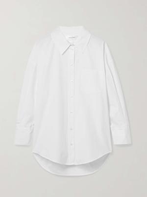 White Oversized Cotton Shirt - recommended by Jasmin Brunner