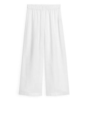 Wide Linen Trousers - recommended by Xafsa Ismail