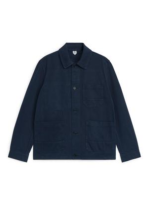 Overdyed Twill Overshirt - Blue - recommended by Caroline Blomst