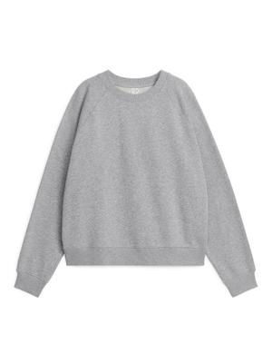 Soft French Terry Sweatshirt - Grey - recommended by Alva Sperle