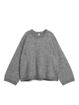 Alpaca Blend Jumper - Grey - recommended by Erica Kvam