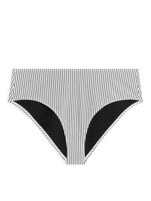 Seersucker Bikini Bottom - Black - recommended by Tove Waldemar