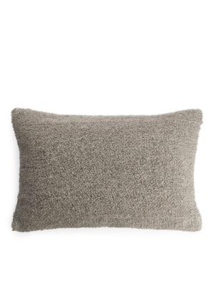 Handwoven Wool Cushion Cover - Beige - recommended by Vanessa Weiß