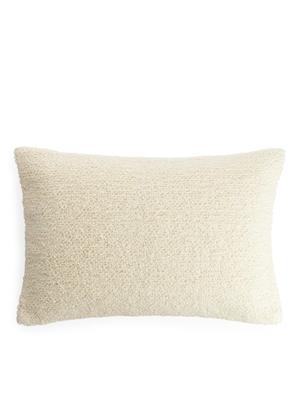 Handwoven Wool Cushion Cover - Beige - recommended by Tove Waldemar