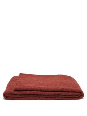 Tekla Fabrics - X John Pawson Mohair-blend Blanket - Brown - recommended by Helen Powell