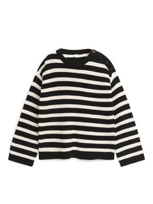 Wool Cotton Jumper - Black - recommended by Lily Clark